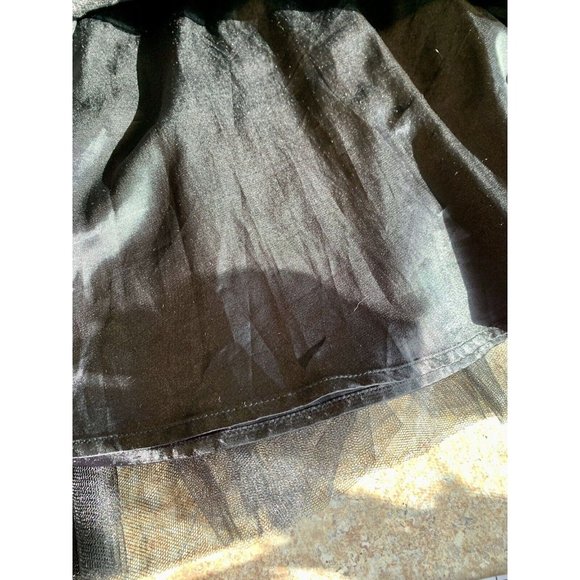 CHI CHI LONDON Black Lace Floral Tulle Netted MIDI Cocktail Formal Dress Gown 8 - Picture 14 of 15